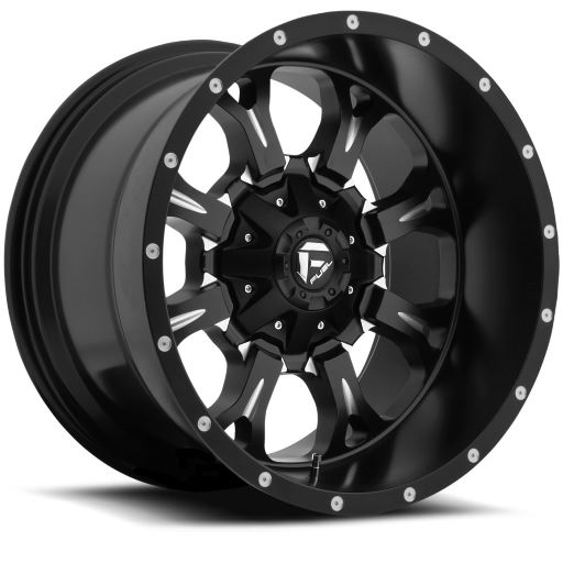 Fuel: Deep Lip Krank D517 Matte Black and Milled