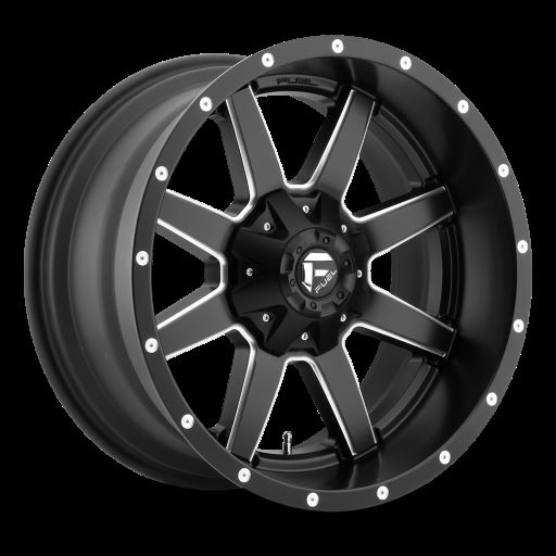 Fuel: Deep Lip Maverick D538 Black and Milled