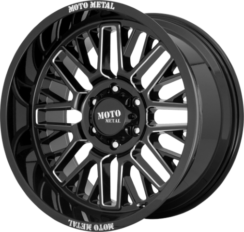 Moto Metal: MO802 Warlock Gloss Black Milled