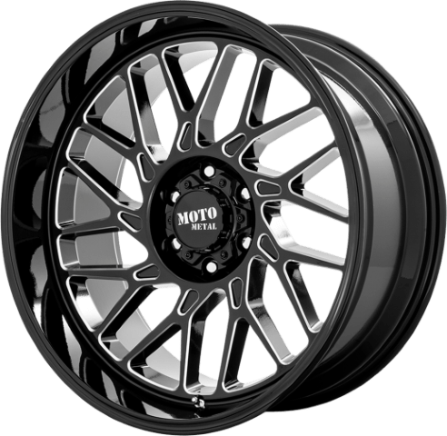 Moto Metal: MO805 Predator Gloss Black Milled