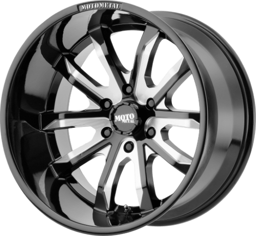Moto Metal: MO983 Dagger Gloss Black Milled