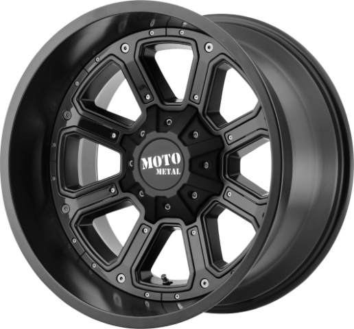 Moto Metal: MO984 Shift Matte Black Gloss Black Inserts