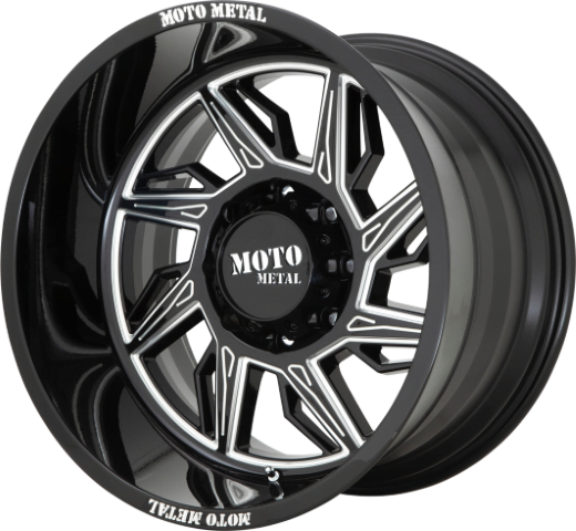 Moto Metal: MO997 Hurricane Gloss Black Milled – Right Directional
