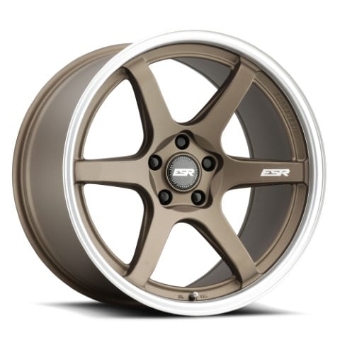 ESR Wheels: AP6 Matte Bronze Machine Lip
