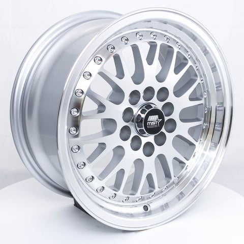 MST Wheels: MT10 Silver with Machined Face