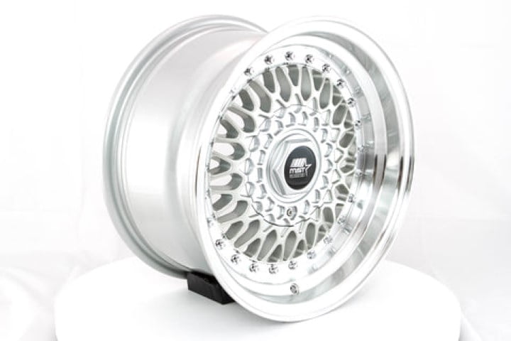 MST Wheels: MT13 Silver with Machined Lip