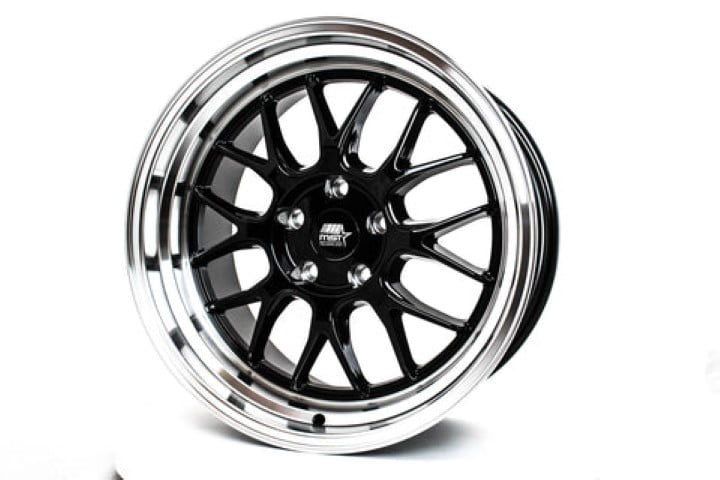 MST Wheels: MT43 Black with Machined Lip 18×9.5