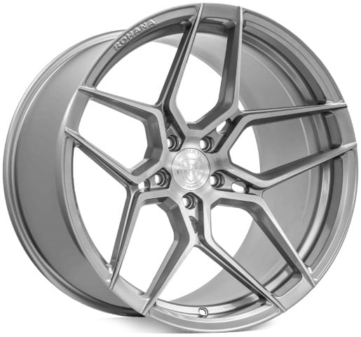 Rohana Wheels: RFX11 Brushed Titanium