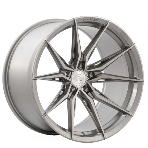 Rohana Wheels: RFX13 Brushed Titanium