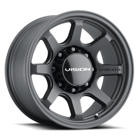Vision Wheels: Off-road 351 FLOW SATIN BLACK 17X9