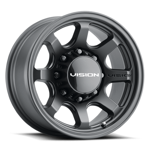 Vision Wheels: Off-road 351 FLOW  SATIN BLACK 8 Lug