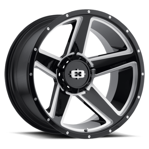 Vision Wheels: Off-road 390 EMPIRE GLOSS BLACK MILLED