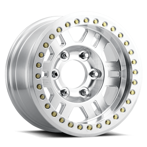 Vision Wheels: Off-road 398 MANX-BEADLOCK MACHINED WITH MACHINED BEAD-LOCK