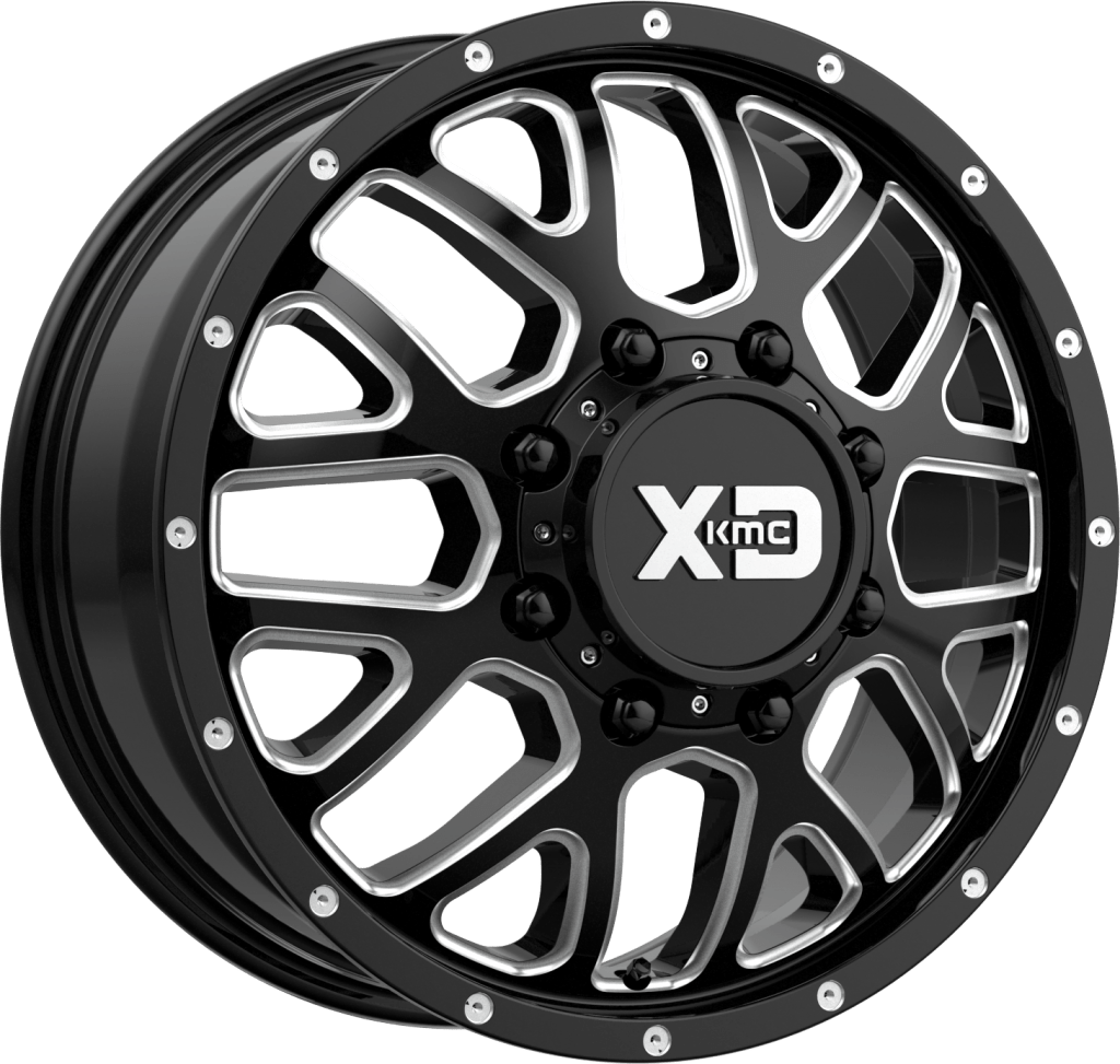XD: XD843 GRENADE DUALLY Gloss Black Milled Front