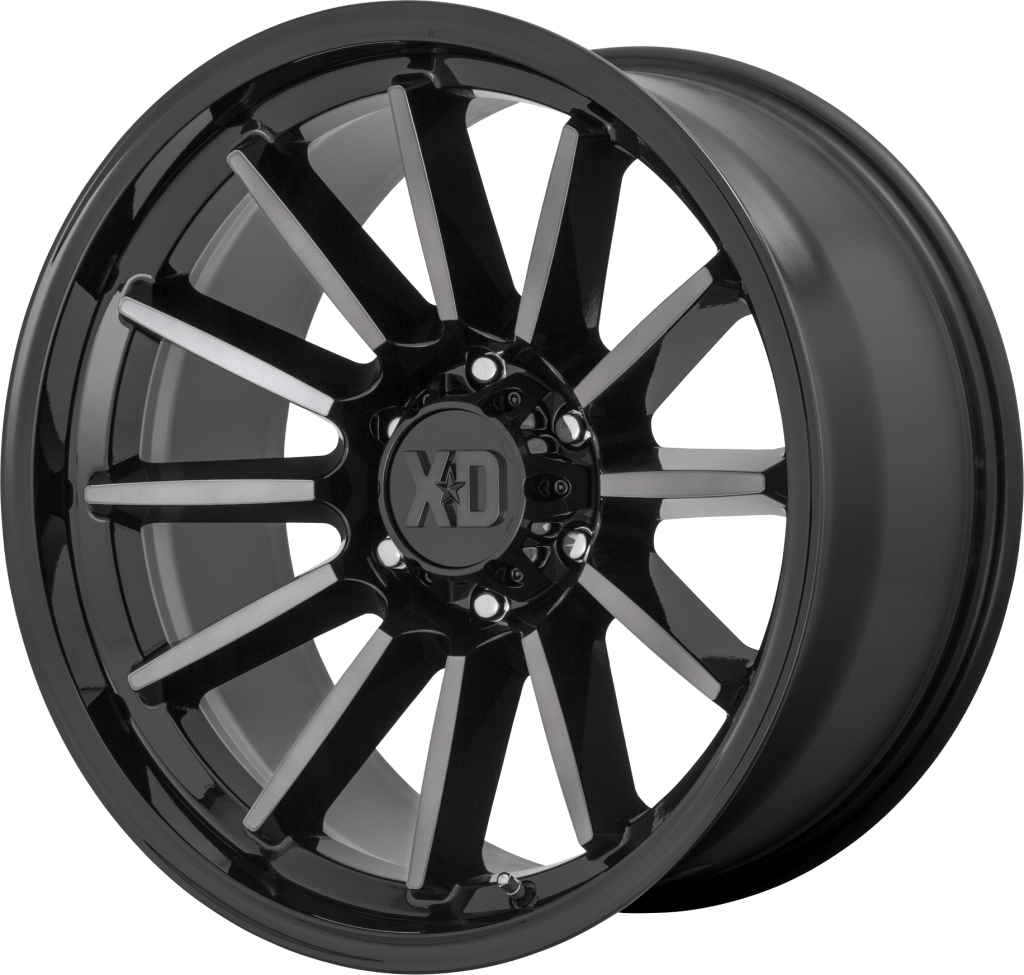 XD: XD855 LUXE Gloss Black Machined With Gray Tint