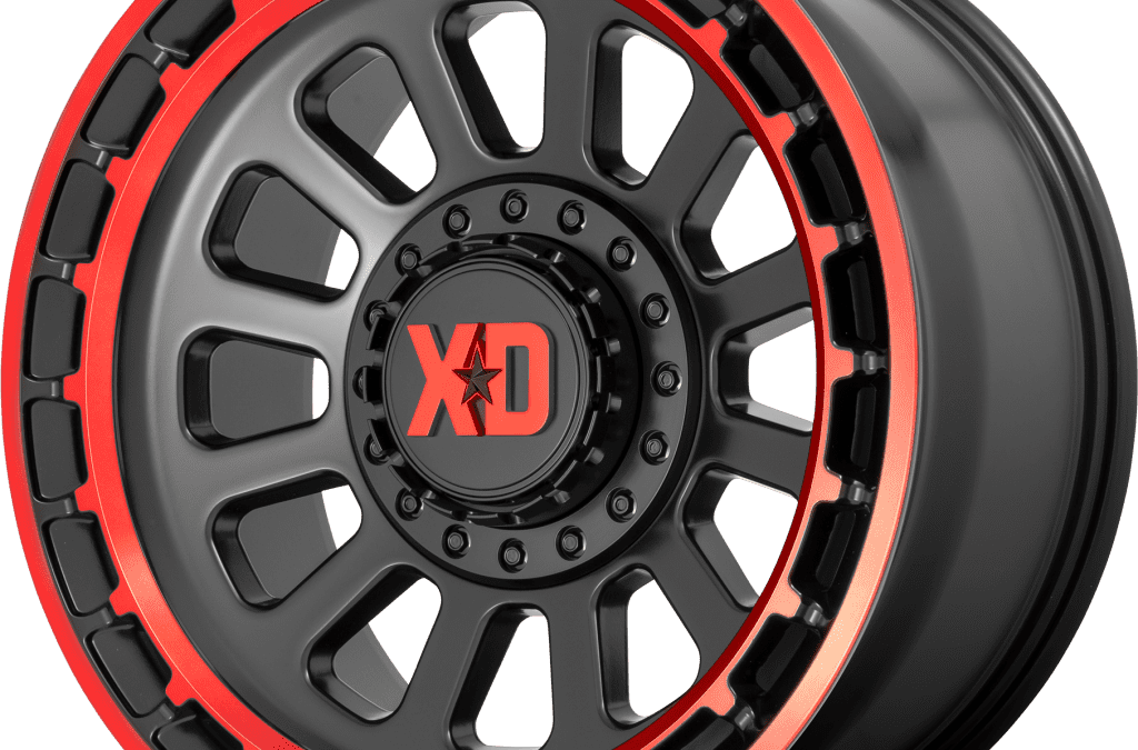 XD: XD856 OMEGA Satin Black Machined Lip With Red Tint