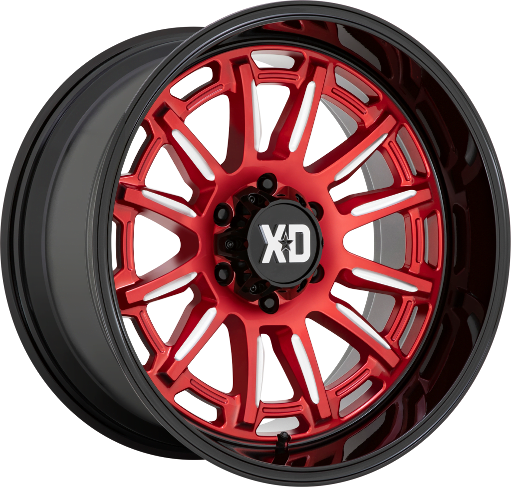 XD: XD865 PHOENIX Candy Red Milled With Black Lip